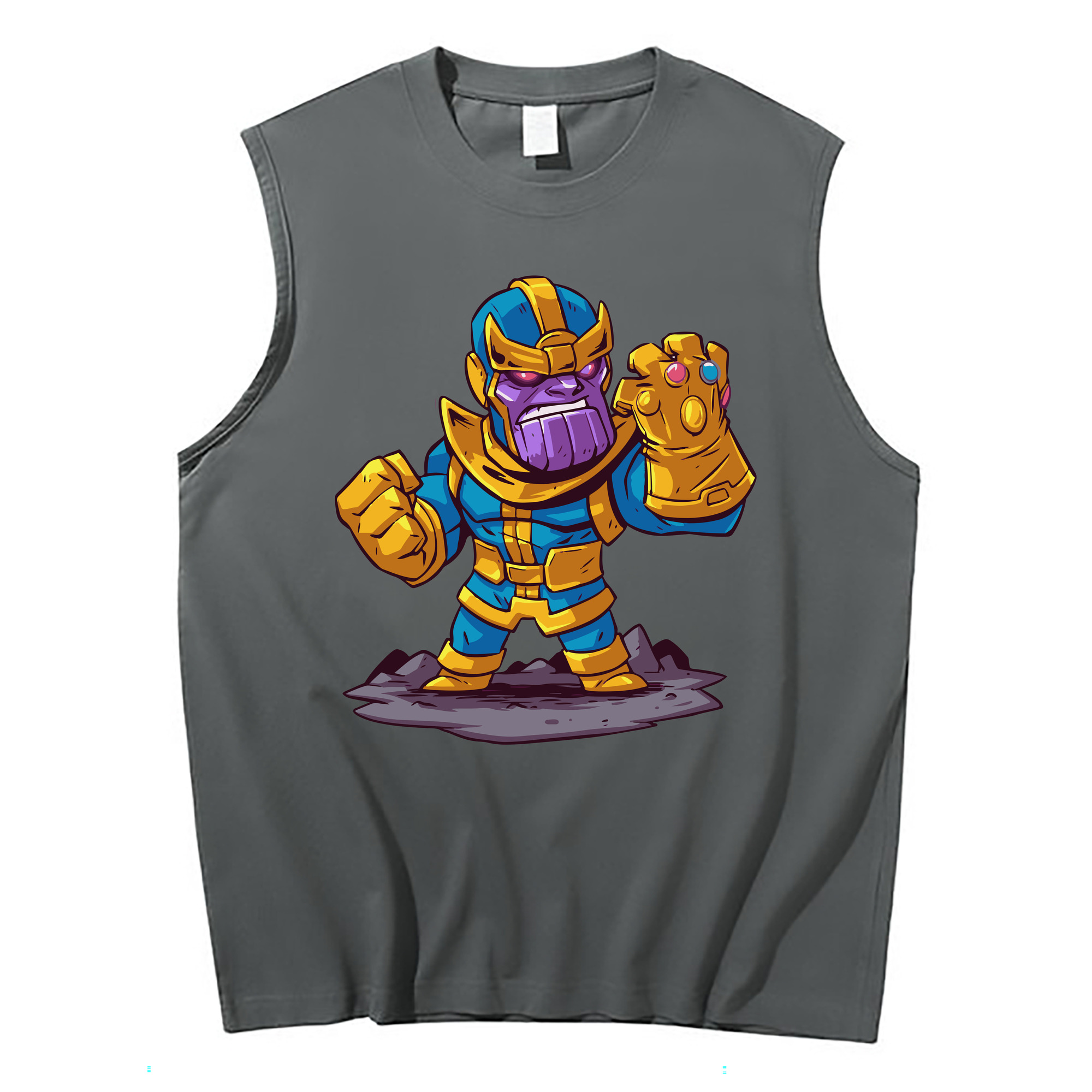 （画像用） アベンジャーズ The Avengers コットン100％タンクトップ（フロントプリント）